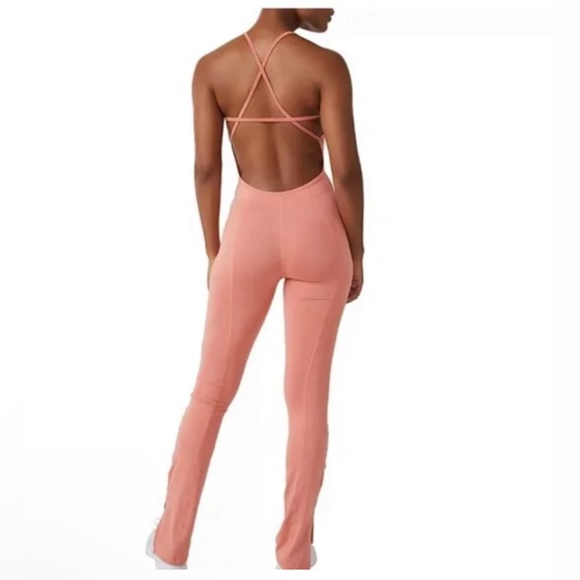 Free People Movement High Neck Backless Jumpsuit - Picture 6 of 17